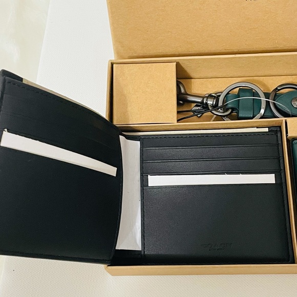 NWT Coach Boxed 3 in 1 Wallet Gift Set in Colorblock Signature Canvas - Picture 4 of 8
